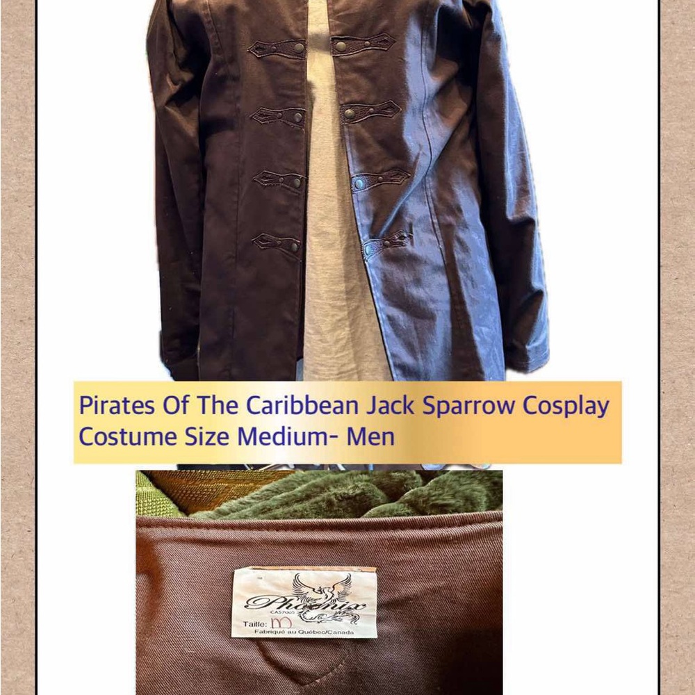 Phenix Brown Vintage Pirate Jacket